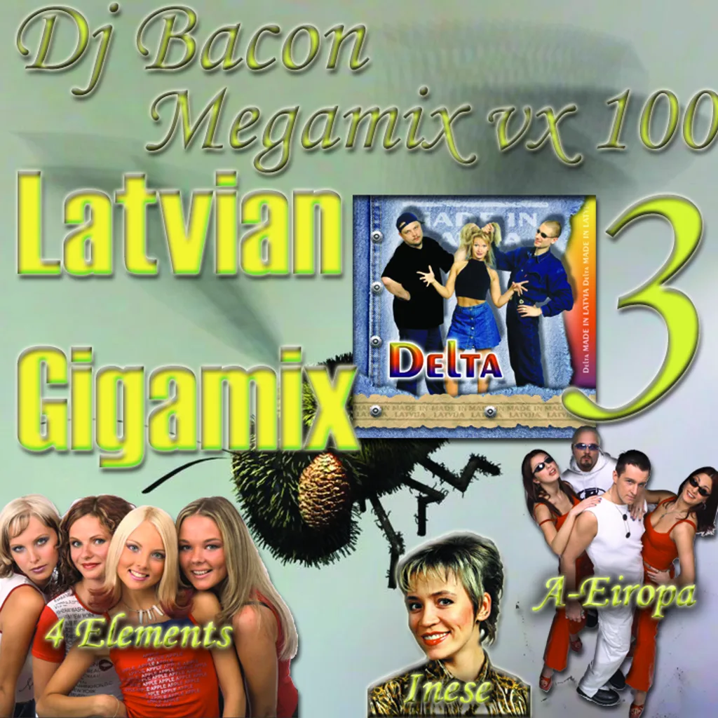 Cover artwork for Latviešu Deju Megamikss 3