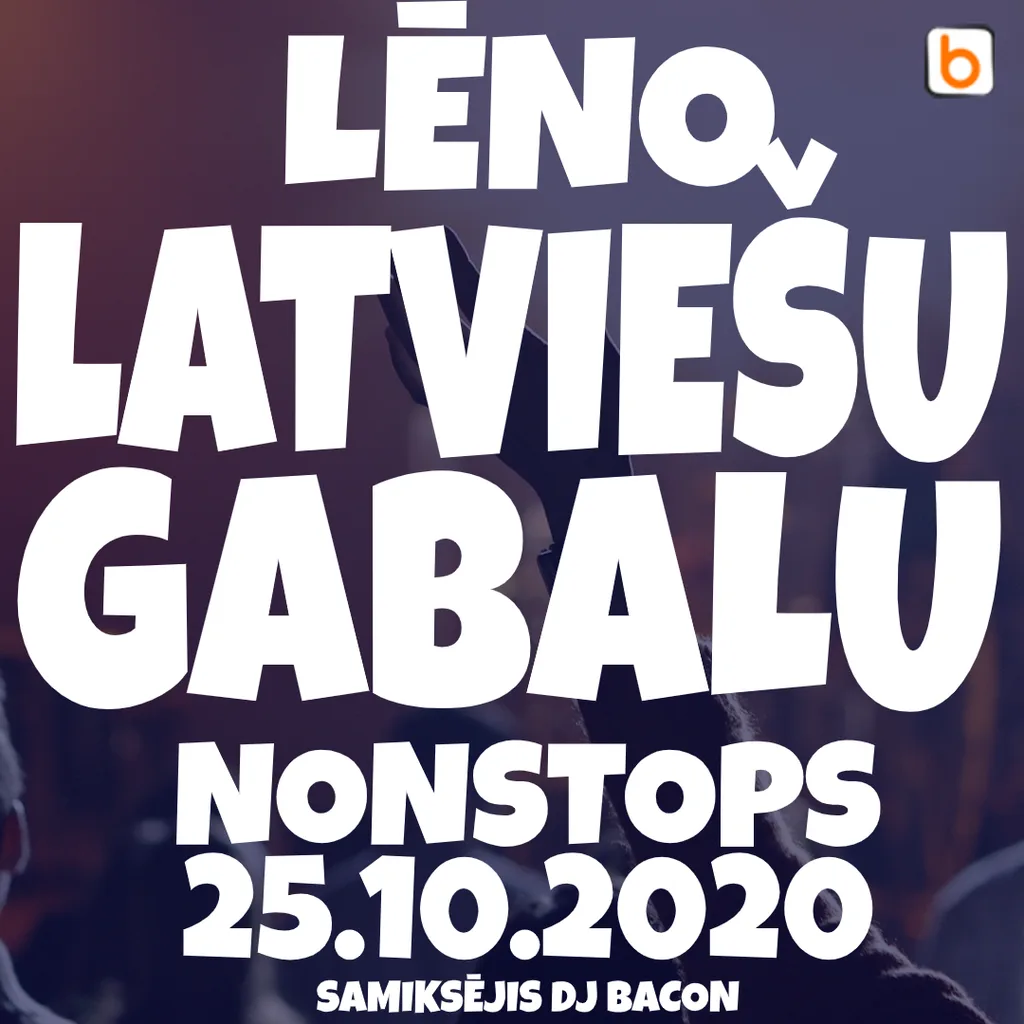 Cover artwork for Lēno latviešu gabalu nonstops 25.10.2020