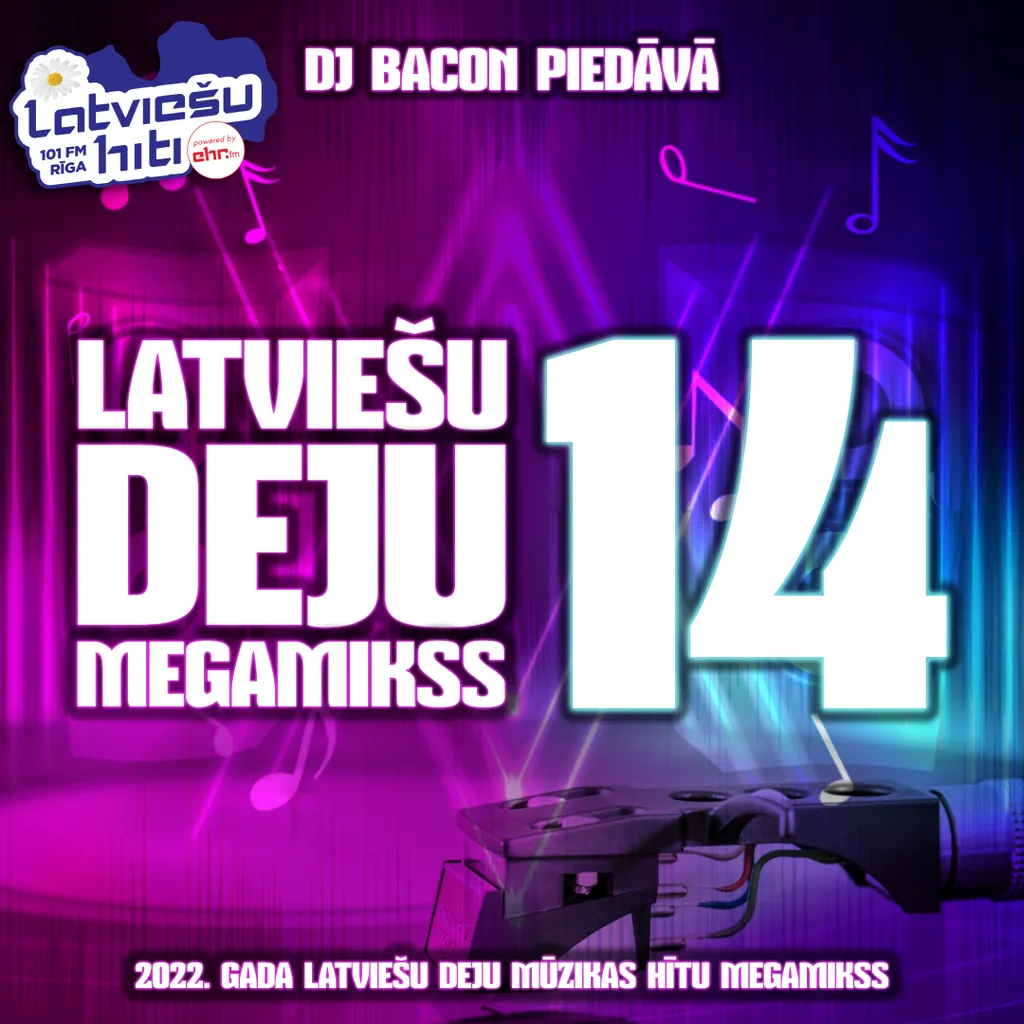 Cover artwork for Latviešu Deju Megamikss 14
