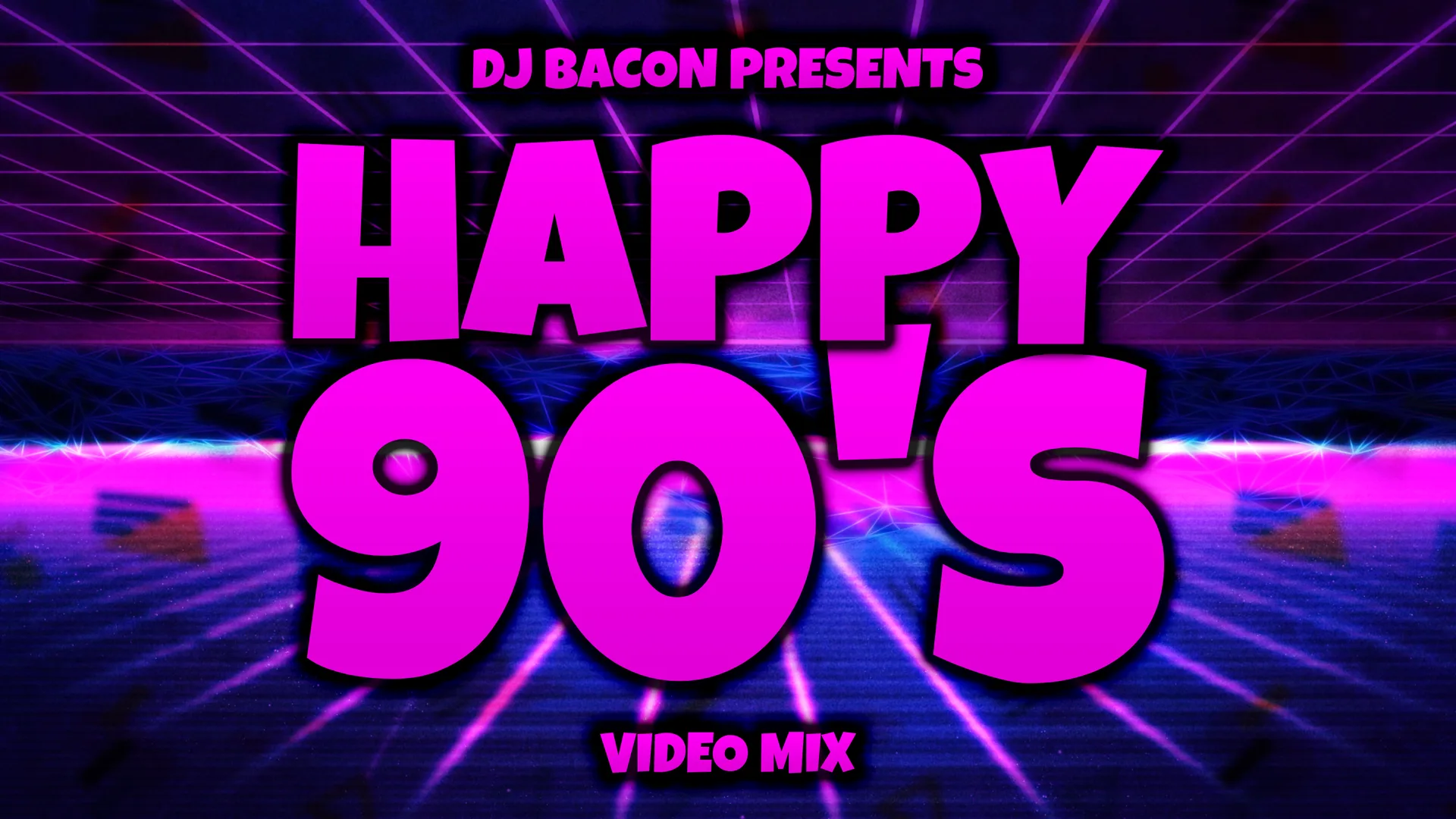 Wide artwork for Happy 90's Video Mix